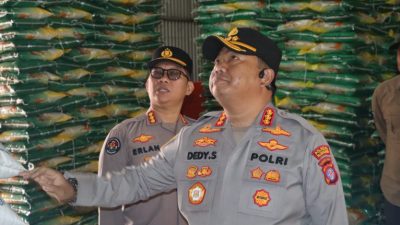 Kapolresta Kawal Distribusi Bahan Pokok Jelang Iduladha